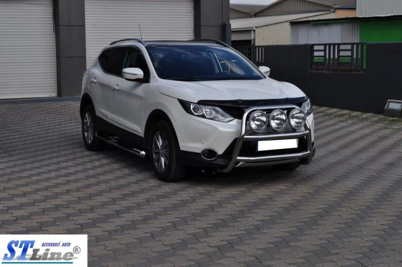 Купити Кенгурятник WT018 (нерж) для Nissan Qashqai/Rogue Sport 2014-2021 рр