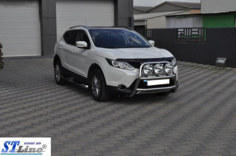 Купити Кенгурятник WT018 (нерж) для Nissan Qashqai/Rogue Sport 2014-2021 рр