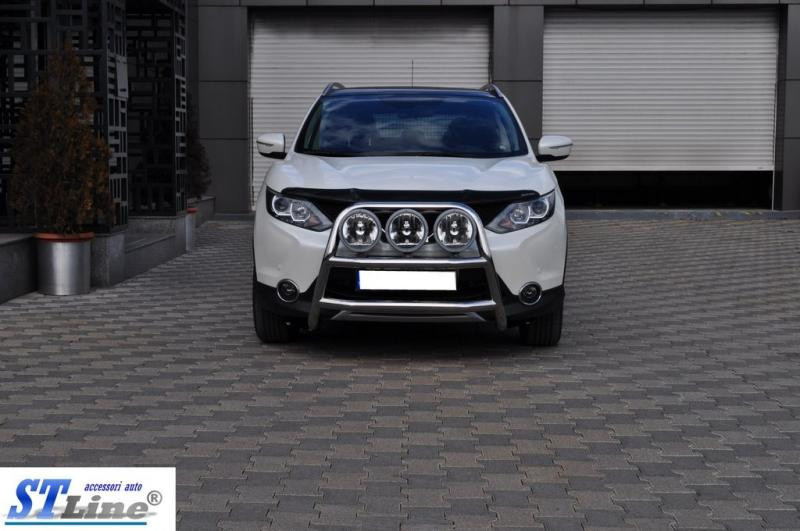 Купити Кенгурятник WT018 (нерж) для Nissan Qashqai/Rogue Sport 2014-2021 рр
