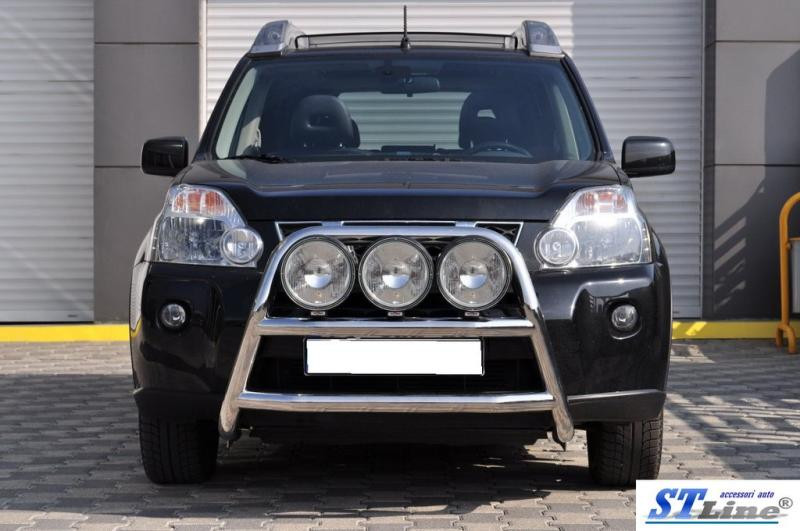Купити Передній захист WT018 (нерж) для Nissan X-trail T31 2007-2014рр
