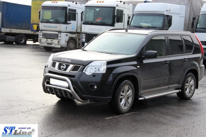 Купити Передній захист WT002 (нерж) для Nissan X-trail T31 2007-2014рр