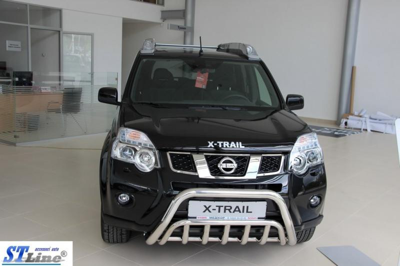 Купити Передній захист WT002 (нерж) для Nissan X-trail T31 2007-2014рр