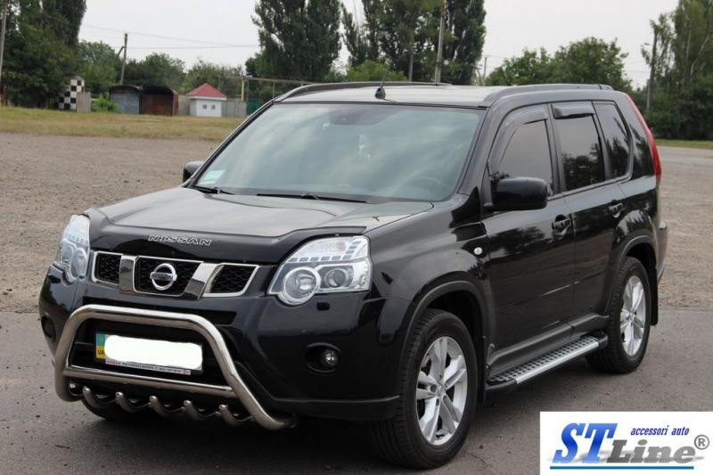 Купити Передній захист WT003 (нерж) для Nissan X-trail T31 2007-2014рр