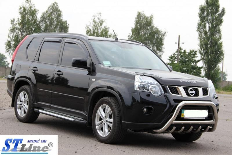 Купити Передній захист WT003 (нерж) для Nissan X-trail T31 2007-2014рр