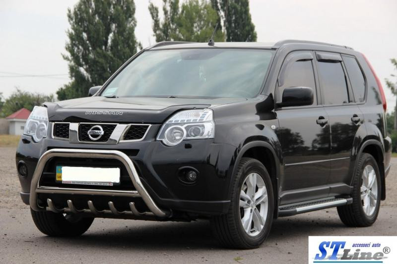 Купити Передній захист WT003 (нерж) для Nissan X-trail T31 2007-2014рр