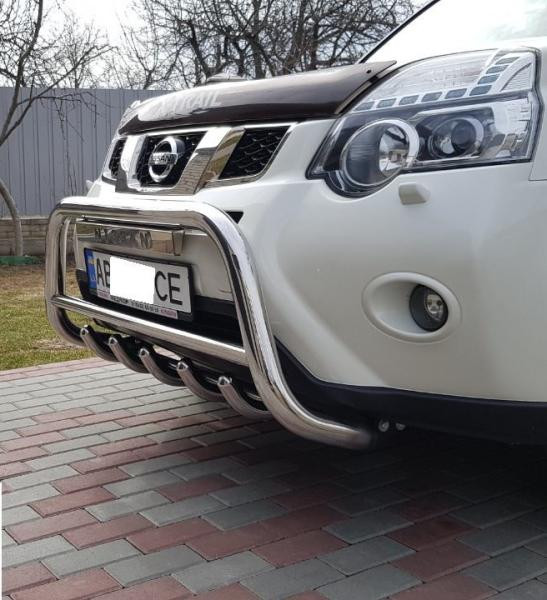 Купити Передній захист WT003 (нерж) для Nissan X-trail T31 2007-2014рр