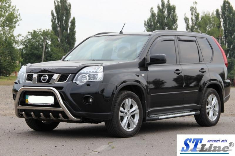Купити Передній захист WT003 (нерж) для Nissan X-trail T31 2007-2014рр
