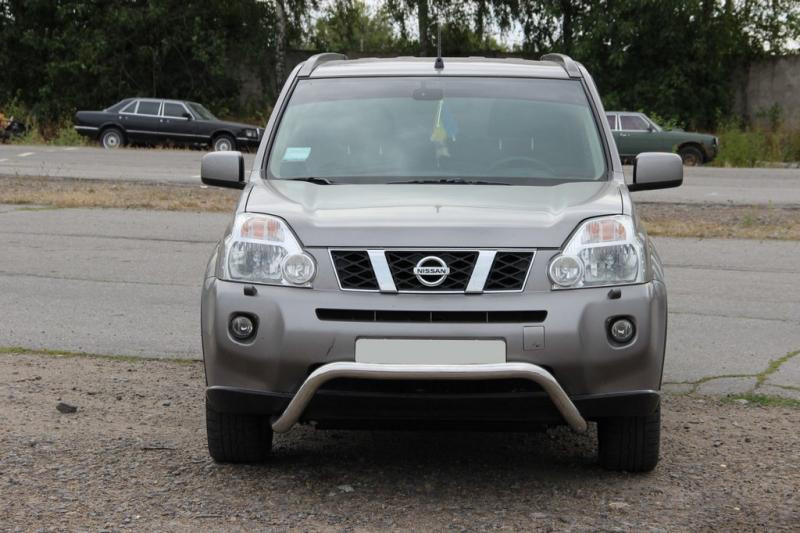 Купити Передній захист WT007 (нерж) для Nissan X-trail T31 2007-2014рр