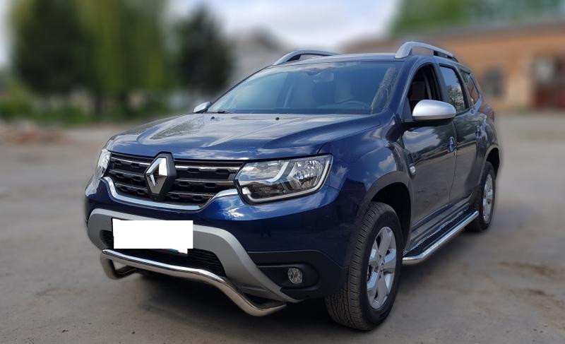 Купити Кенгурятник ST011 (нерж.) для Renault Duster 2008-2017 рр