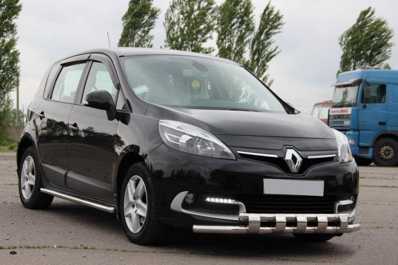 Купити Передня дуга ST015 (нерж.) для Renault Scenic/Grand 2009-2016 рр