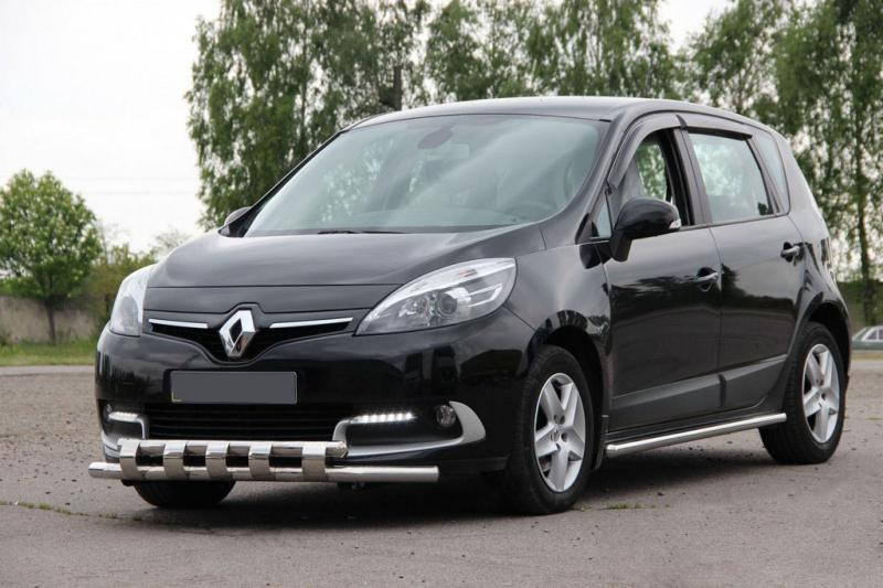 Купити Передня дуга ST015 (нерж.) для Renault Scenic/Grand 2009-2016 рр