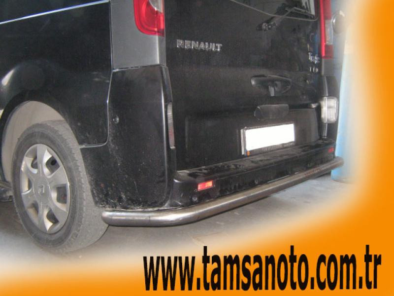 Купити Задній захист AK005 (нерж) для Opel Vivaro 2001-2015 рр