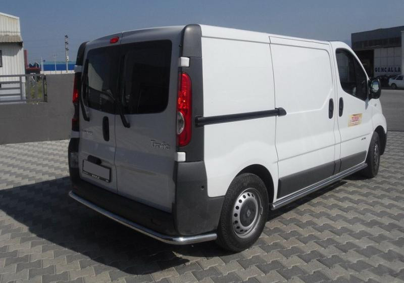 Купити Задній захист AK005 (нерж) для Opel Vivaro 2001-2015 рр