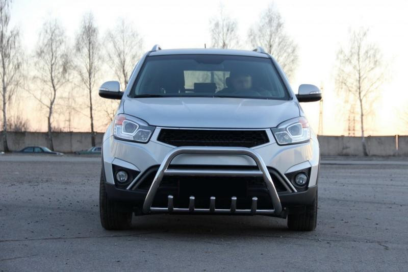 Купити Кенгурятник WT003 (нерж.) для SsangYong Korando 2010-2019 рр