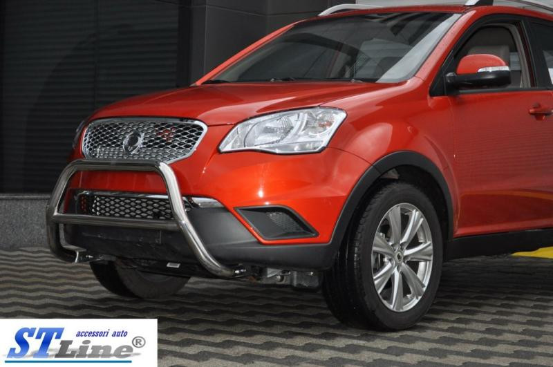 Купити Кенгурятник WT005 (нерж.) для SsangYong Korando 2010-2019 рр