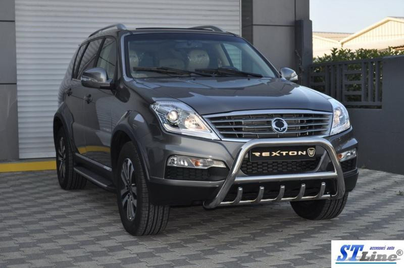 Купити Кенгурятник WT003 (нерж) для SsangYong Rexton I 2001-2017 рр