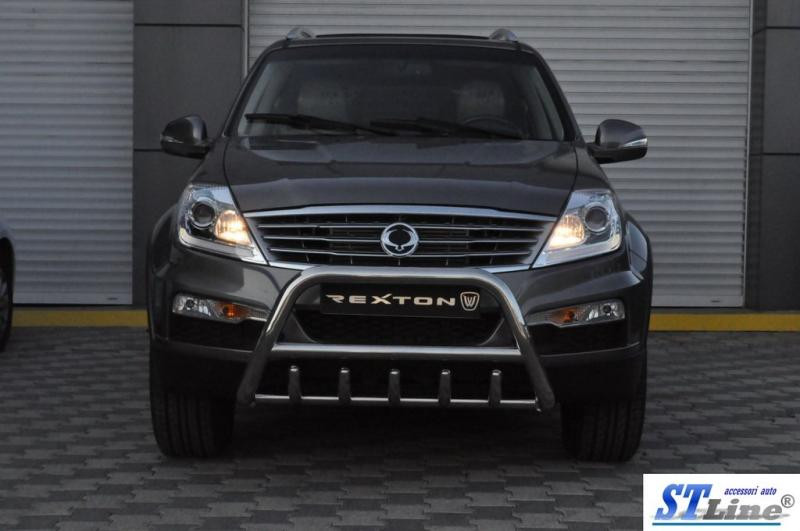 Купити Кенгурятник WT003 (нерж) для SsangYong Rexton I 2001-2017 рр