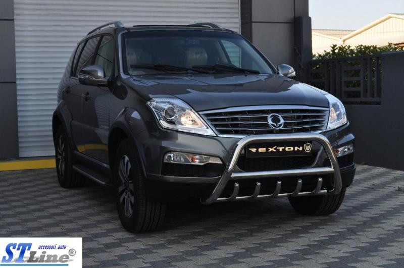 Купити Кенгурятник WT003 (нерж) для SsangYong Rexton I 2001-2017 рр