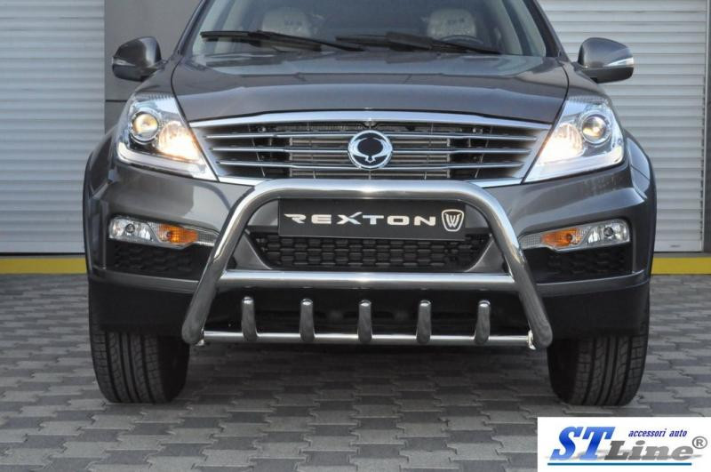 Купити Кенгурятник WT003 (нерж) для SsangYong Rexton I 2001-2017 рр