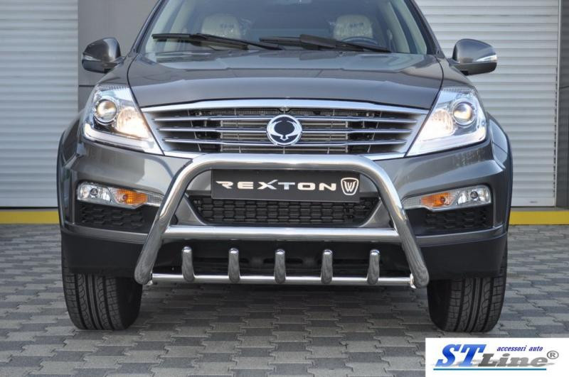 Купити Кенгурятник WT003 (нерж) для SsangYong Rexton I 2001-2017 рр