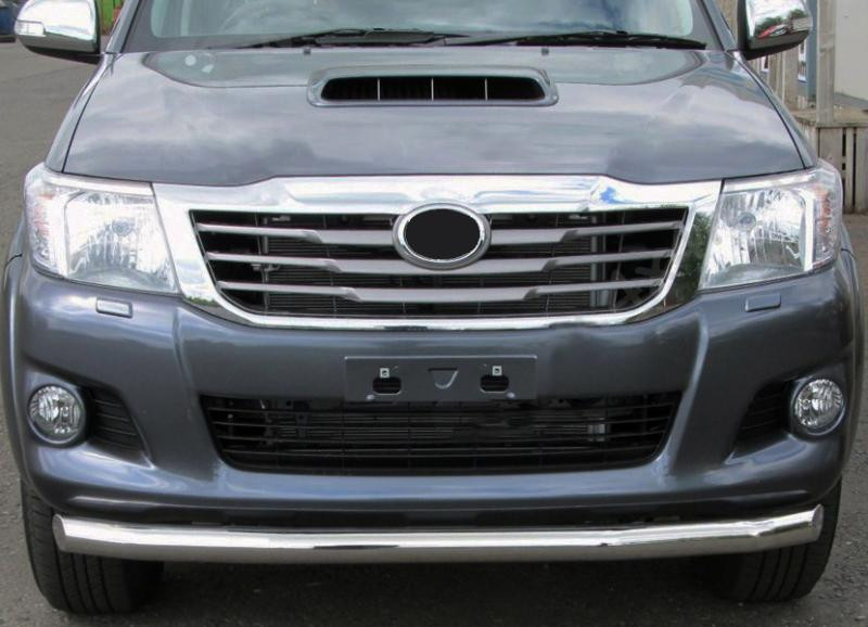 Купити Передній захист ST008 (нерж.) для Toyota Hilux 2006-2015 рр
