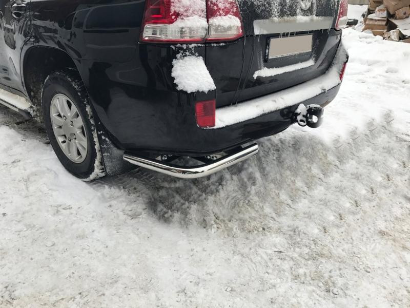 Купить Задние уголки AK003 (2 шт, нерж) для Toyota Land Cruiser 200