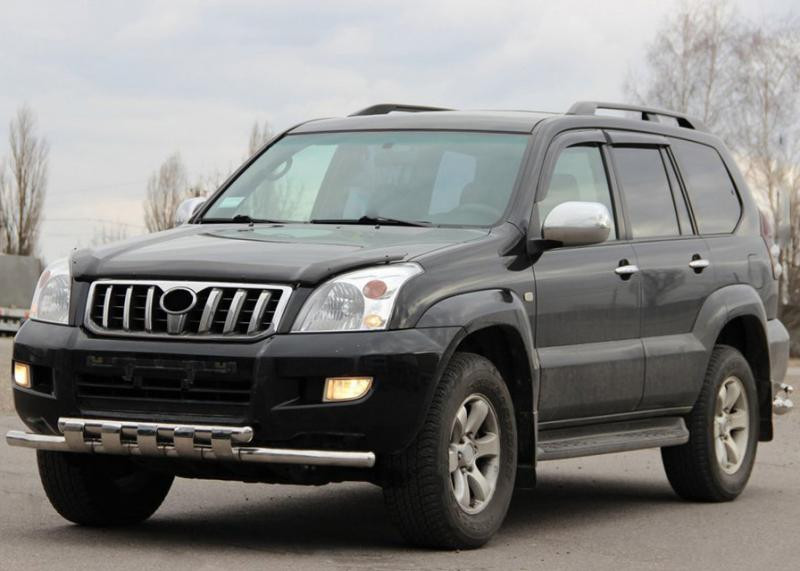 Купити Передня дуга ST015 (нерж.) для Toyota Land Cruiser Prado 120
