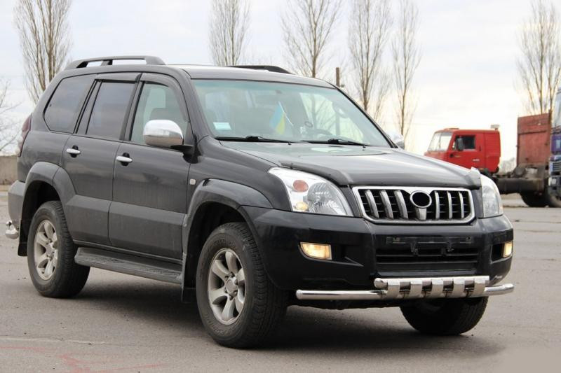 Купити Передня дуга ST015 (нерж.) для Toyota Land Cruiser Prado 120