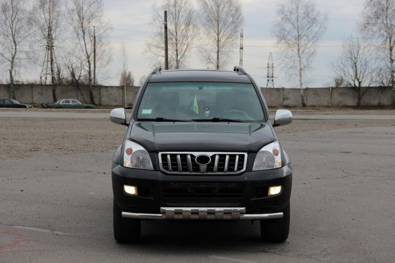 Купити Передня дуга ST015 (нерж.) для Toyota Land Cruiser Prado 120