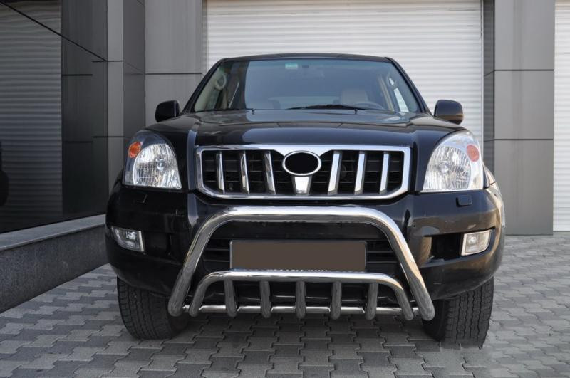Купить Кенгурятник низкий WT002 (нерж) для Toyota Land Cruiser Prado 120