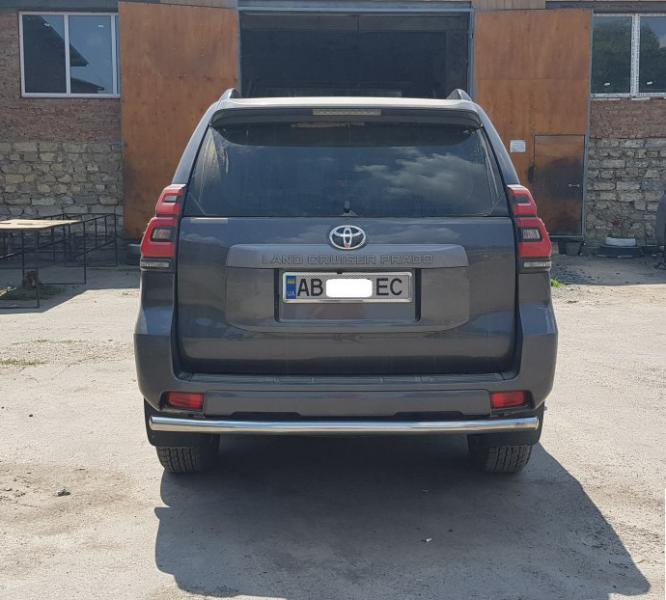 Купить Задняя дуга AK002 (нерж) для Toyota Land Cruiser Prado 150