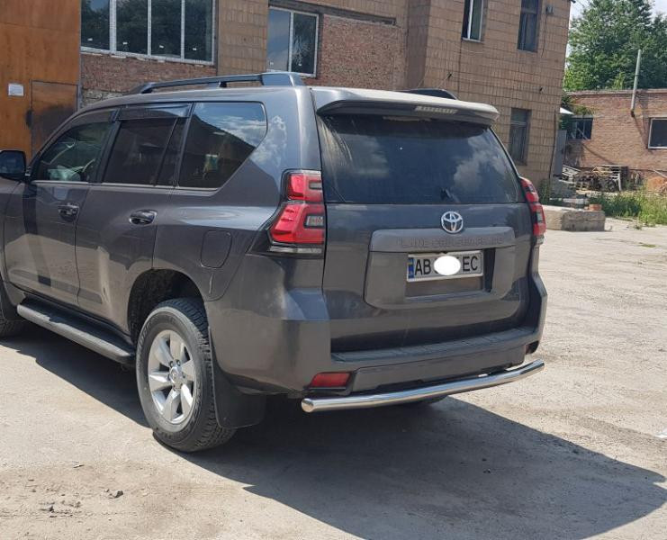 Купить Задняя дуга AK002 (нерж) для Toyota Land Cruiser Prado 150