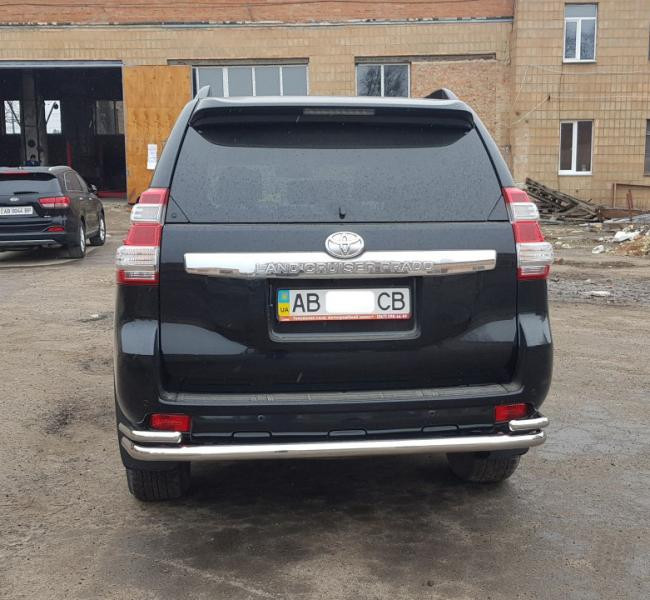Купити Задня дуга AK005-2 (нерж) для Toyota Land Cruiser Prado 150