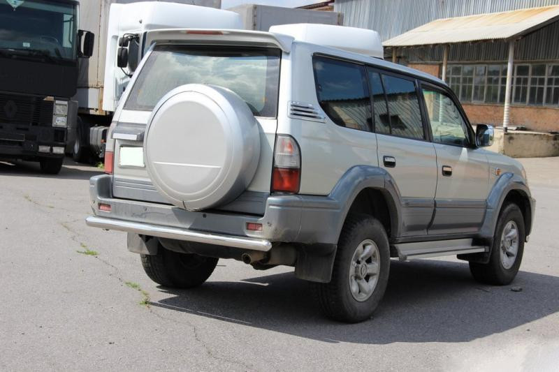 Купить Задняя дуга AK002 (нерж) для Toyota Land Cruiser 90 Prado