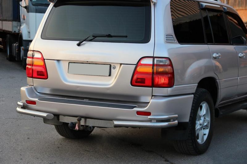 Купити Задні куточки AK003-Double (2 шт., нерж) для Toyota Land Cruiser 100