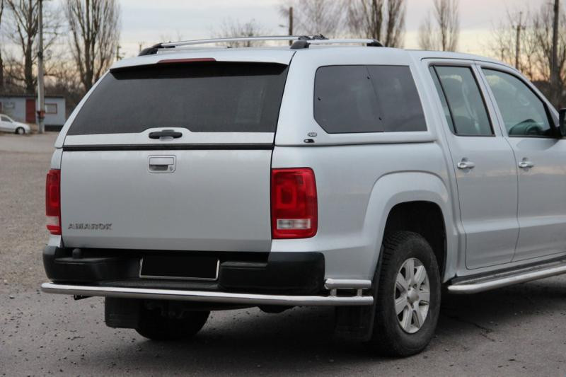 Купити Задній захист AK005-2 (2 шт., нерж) для Volkswagen Amarok 2010-2022 рр