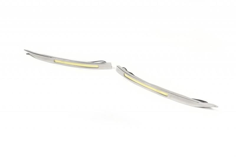 Купити Ходові вогні Хром (2014-2025, LED) для Fiat Doblo II рр