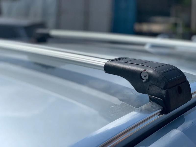 Купить Багажник (поперечины) на интегрированные рейлинги Wingbar V2 (2 шт) Серый для Volkswagen Touareg 2018- гг