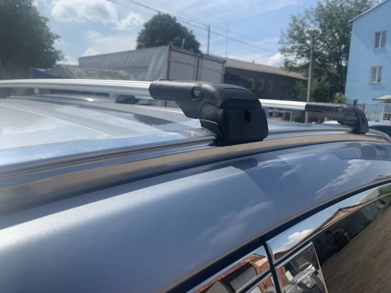 Купить Багажник (поперечины) на интегрированные рейлинги Wingbar V2 (2 шт) Серый для Volkswagen Touareg 2018- гг