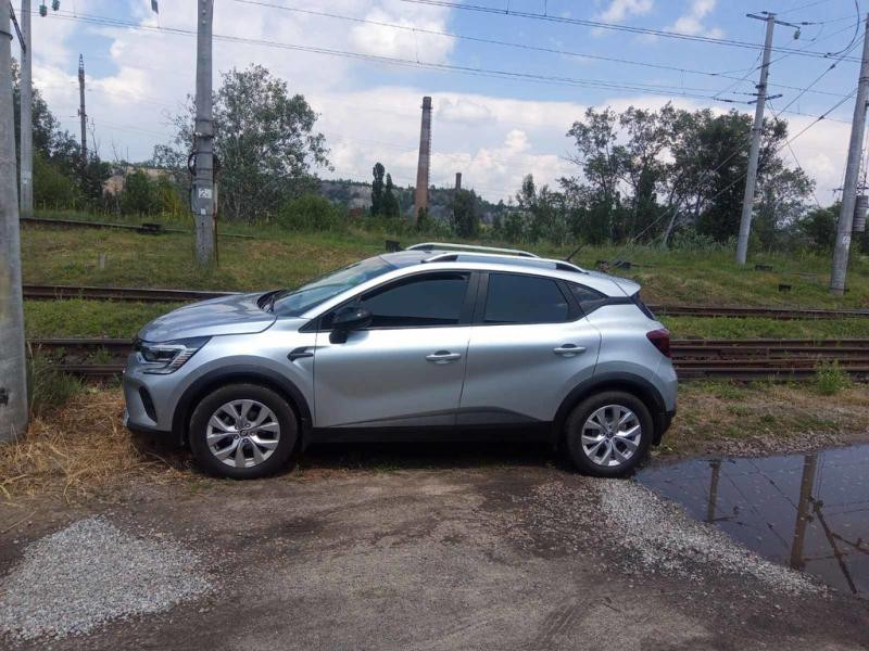 Купить Рейлинги Skyport (серый мат) для Renault Captur 2013-2019 гг