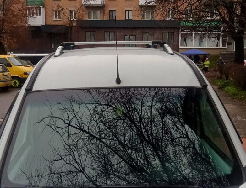 Купить Рейлинги Skyport (серый мат) для Renault Kangoo 1998-2008 гг