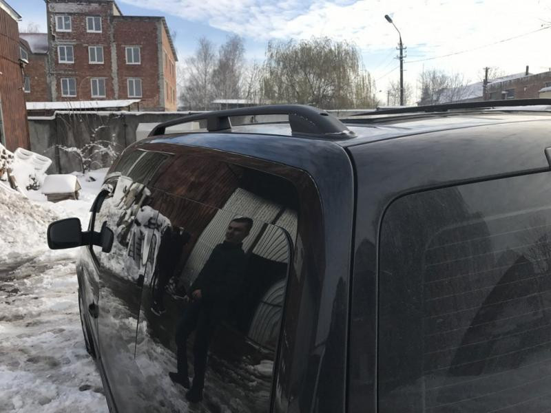 Купить Рейлинги Skyport BLACK Стандартная база для Volkswagen Caddy 2015-2020 гг