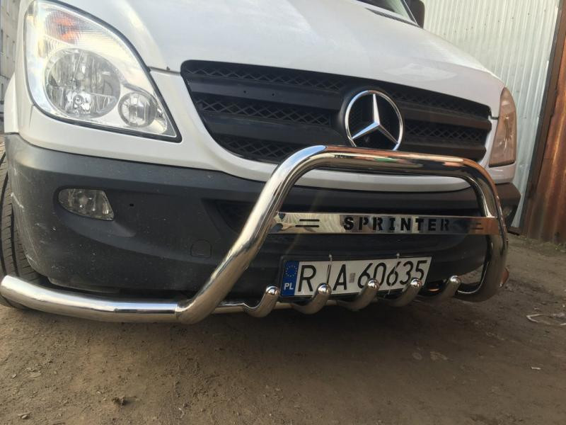 Купити Кенгурятник з вусами WT003-Plus (нерж.) для Mercedes Sprinter W906 2006-2018 рр