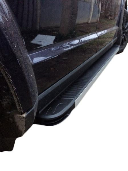 Купить Боковые пороги Maya V1 (2 шт., алюминий) для Fiat Freemont