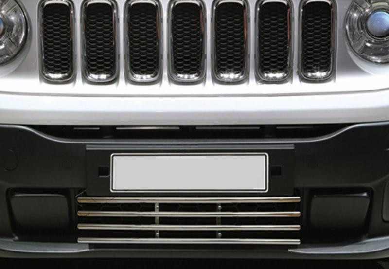 Купить Решетка в бампер (нерж) для Jeep Renegade