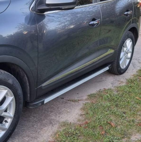 Купити Бокові пороги Maya V1 (2 шт., алюміній) для Renault Kadjar