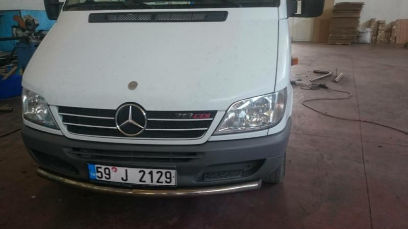 Купить Передний ус ST008 (нерж.) для Mercedes Sprinter W901/902/903/904/905 1995-2006 гг