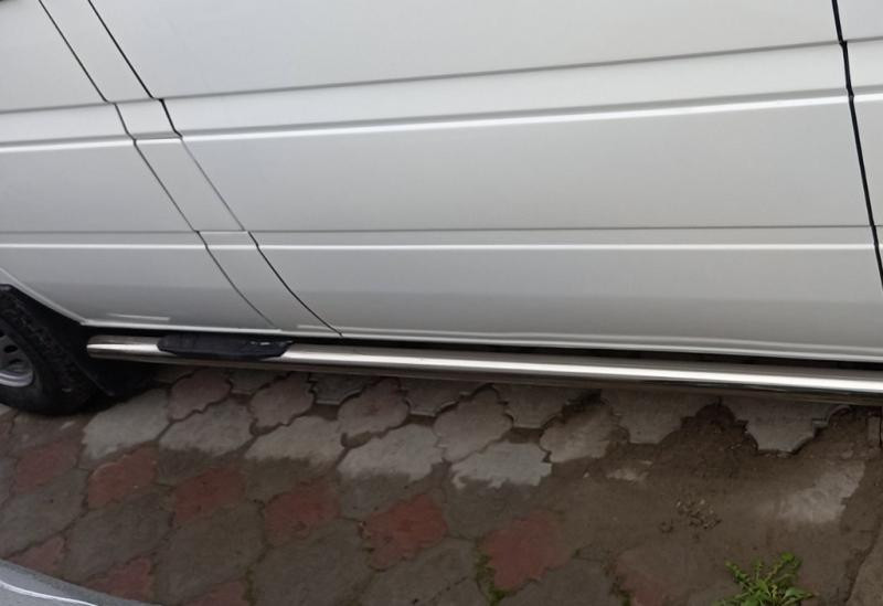 Купити Бічні труби (2 шт., нерж.) Коротка база, d60 для Volkswagen LT 1995-2006 рр