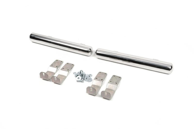 Купити Бічні труби за заднім колесом (2 шт., нерж) Середня база для Volkswagen LT 1995-2006 рр