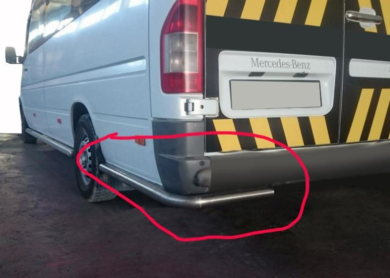 Купити Задні куточки AK-SO (нерж.) Довга база для Volkswagen LT 1995-2006 рр